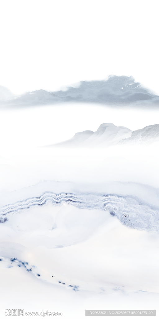 别墅 简意山水玄关 tIF分层