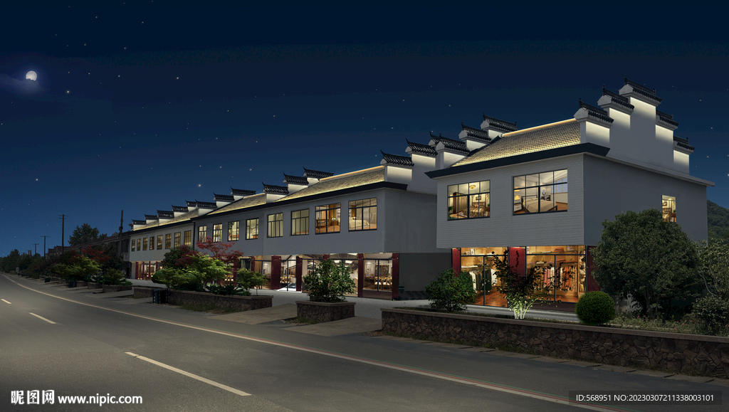 商业街亮化照明设计