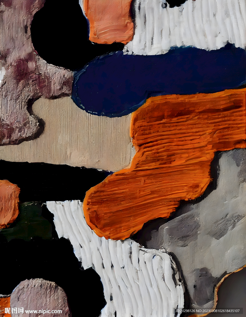 简约抽象色块背景