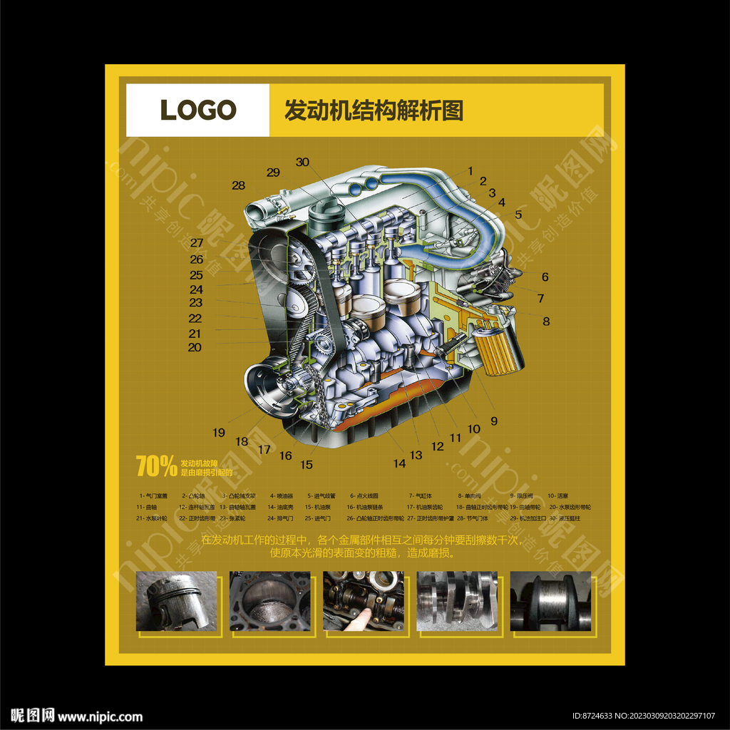 发动机结构解析图