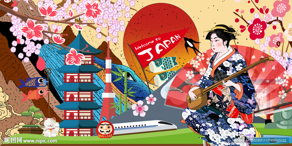 日式工装背景墙