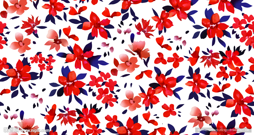 大牌花型数码印花