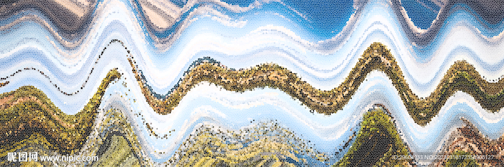 豪华 新无框晶瓷画 TIF合层