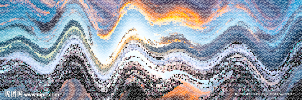 简约 新无框晶瓷画 TIF合层