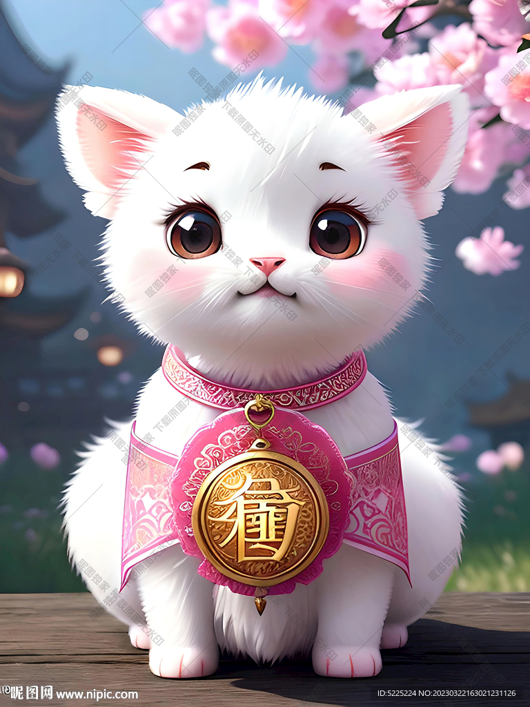 穿汉服的小猫