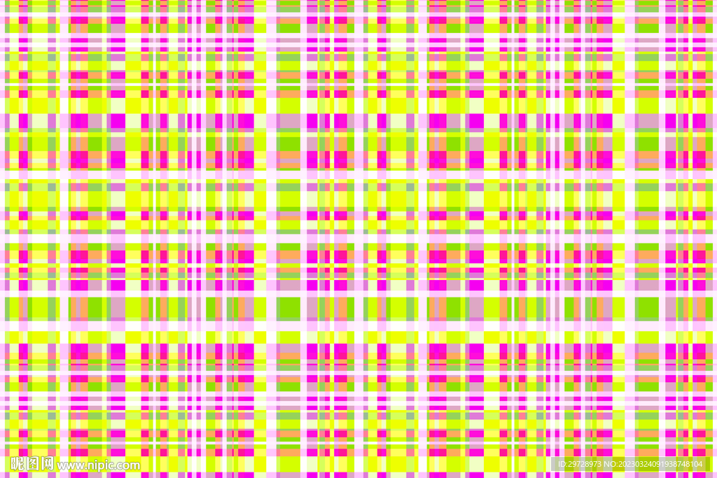 绚丽格子布纹