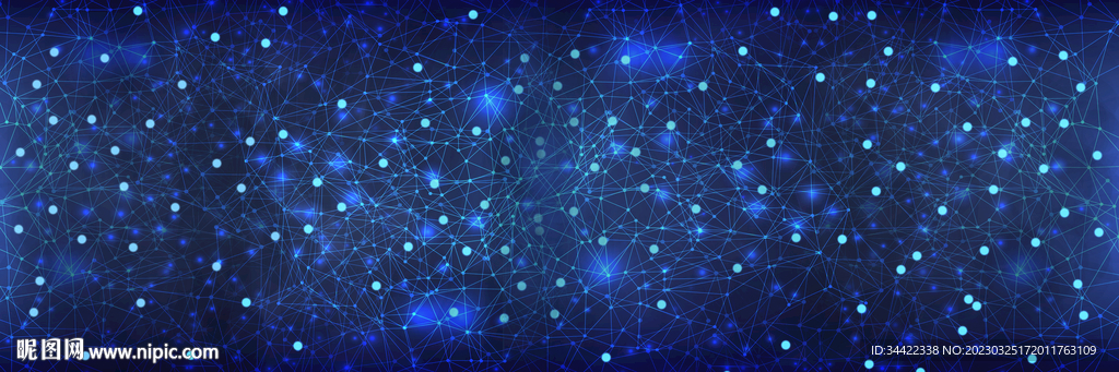 线条不规则几何星空