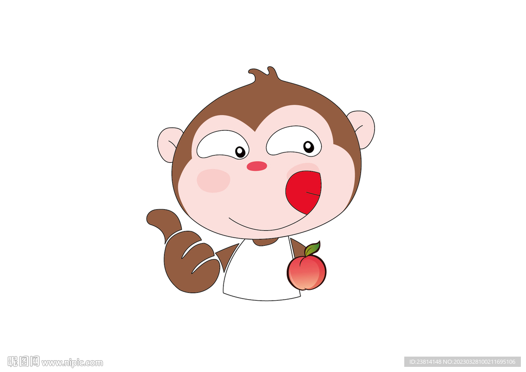 猴子矢量图