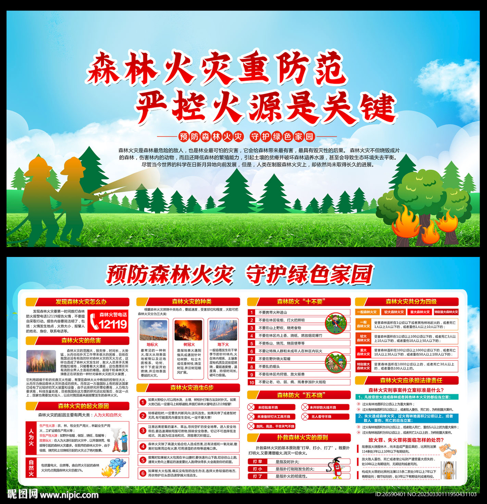 森林防火宣传