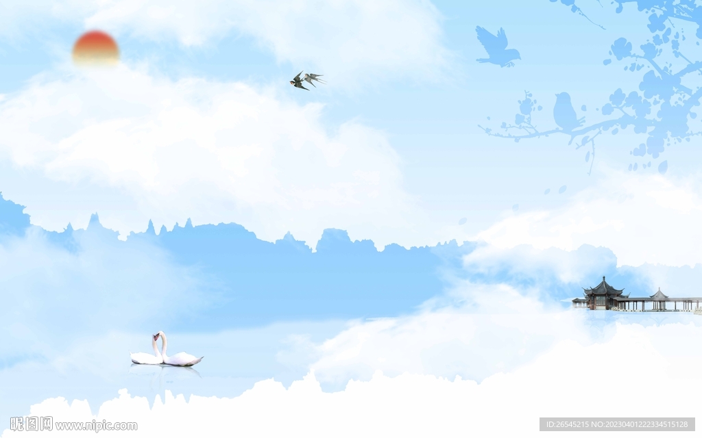 电视背景墙 3D家居画