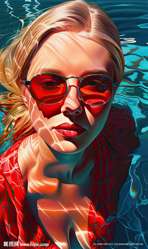 时尚女人杂志封面海报