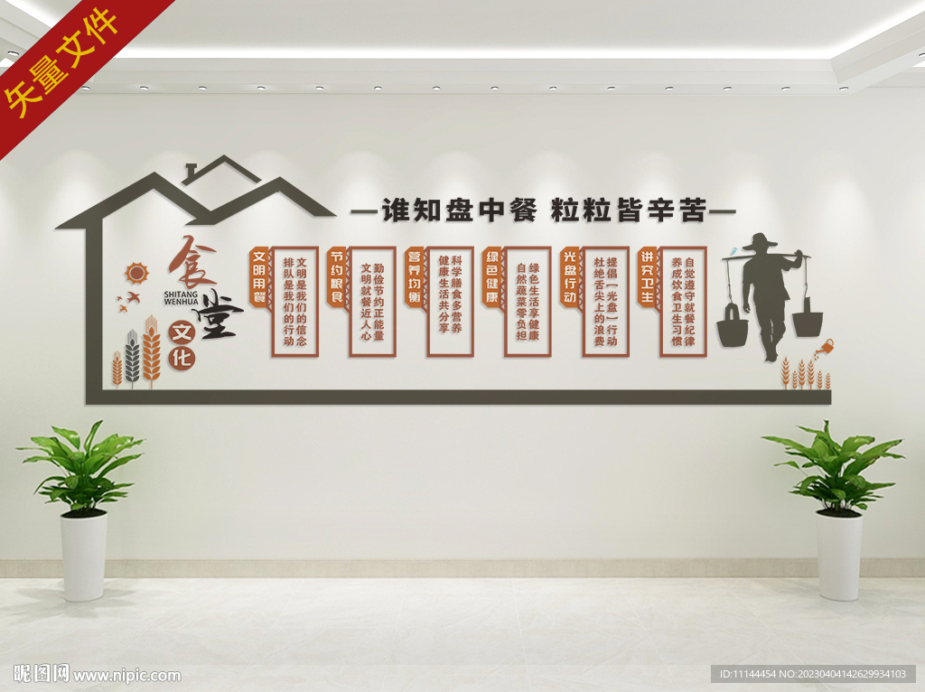 珍惜粮食文明用餐