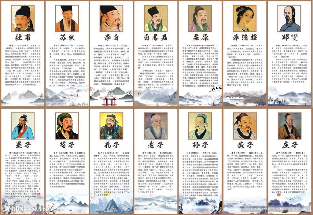 名人名言文化墙