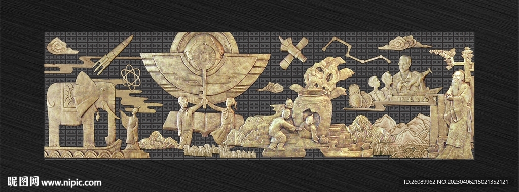 校园浮雕 艺术浮雕图片