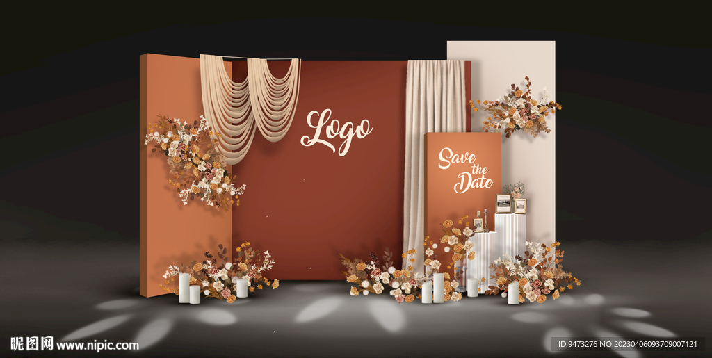 泰式婚礼迎宾区