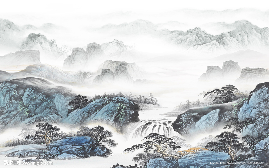 高清 新品人气山水 TIf分层