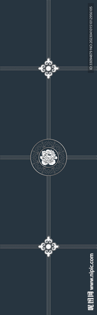 高清分层透明底平开门打印图