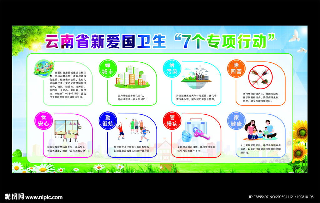 爱国卫生七个专项行动