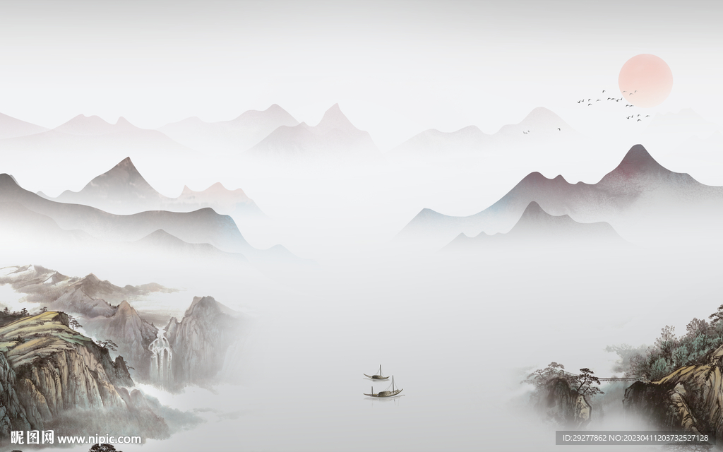 客厅 最新高档山水 TiF分层