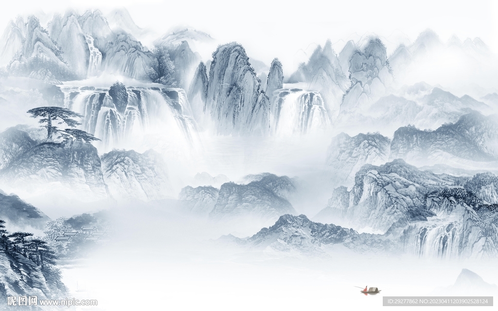 高清 最新高档山水 TiF分层