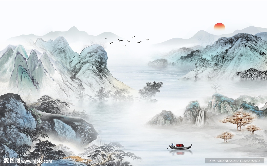 人气 最新高档山水 TiF分层