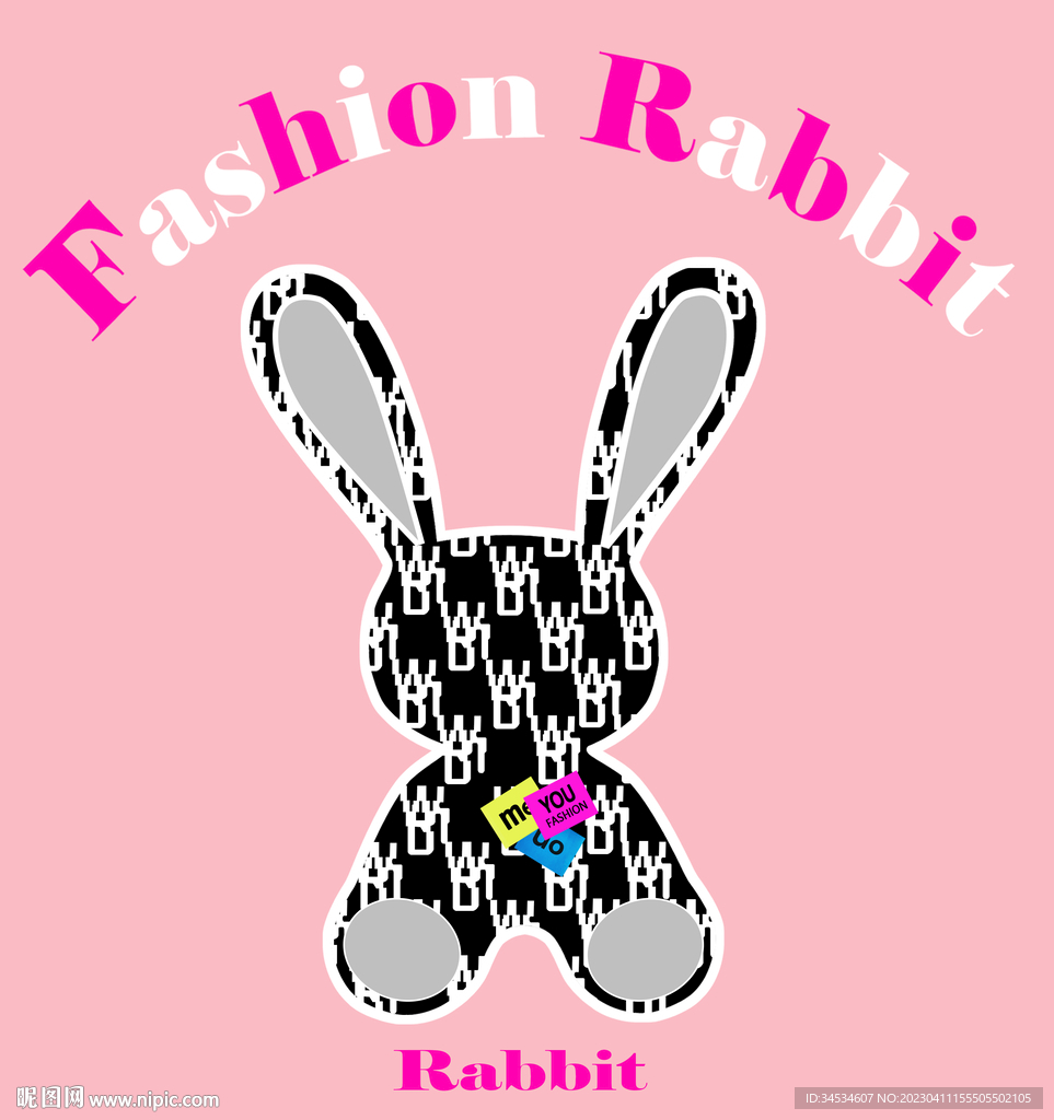 千鸟格兔子