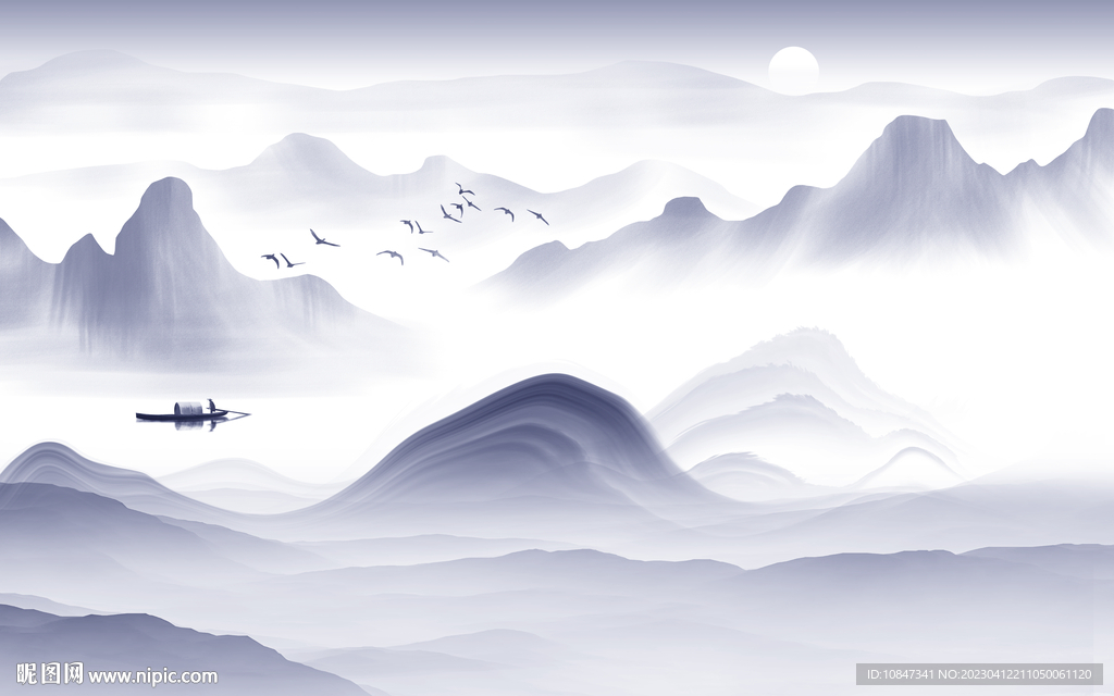 爆款 高档新款山水 TIf分层