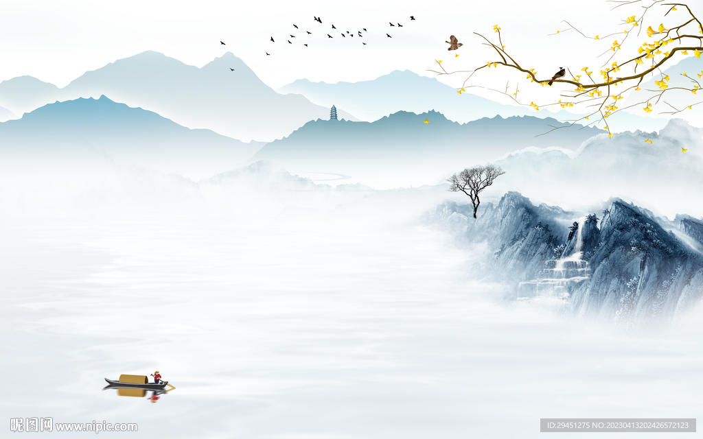 大气 最新风景山水 TiF分层