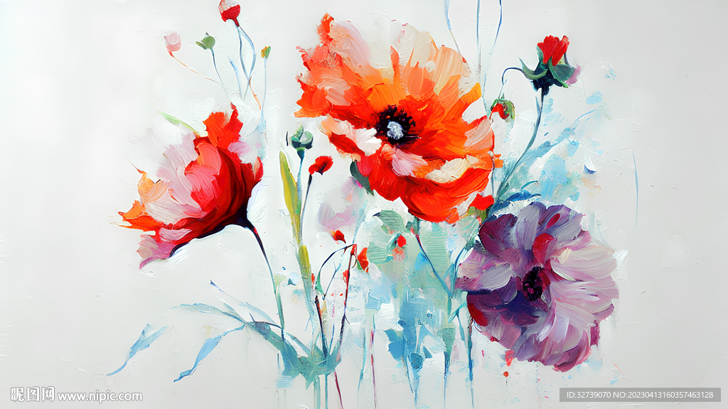 当代油画 花开正艳