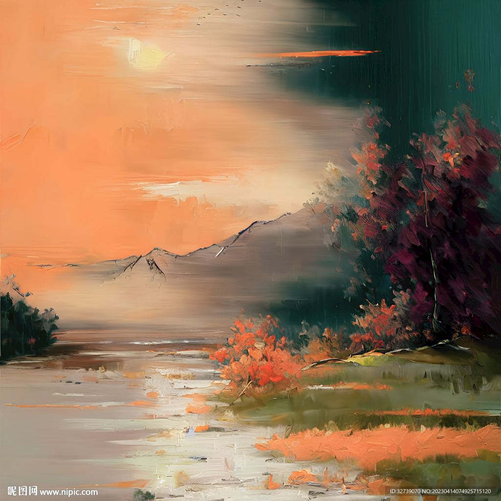 当代油画 山水之间