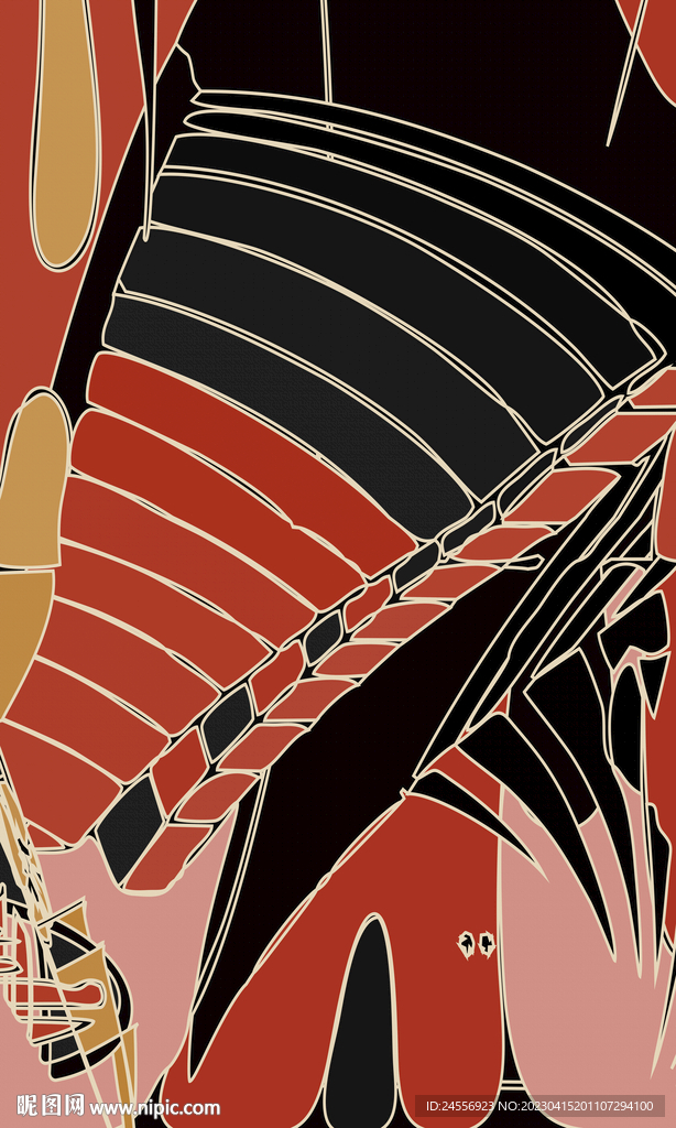 轻奢抽象装饰画