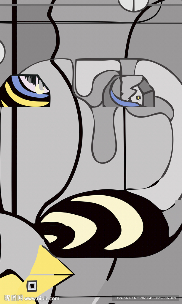 轻奢抽象装饰画