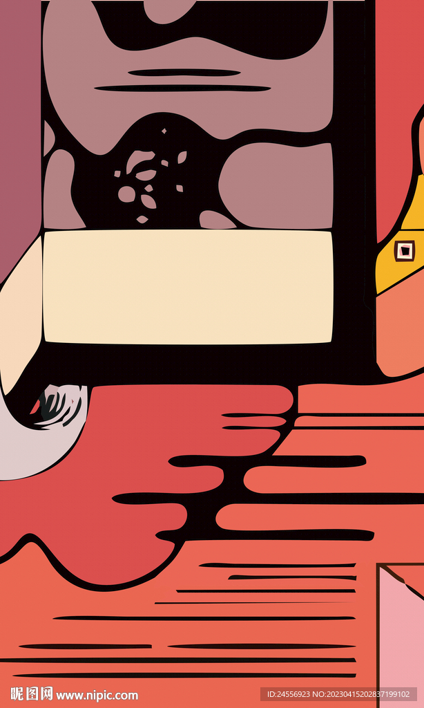 日式抽象装饰画