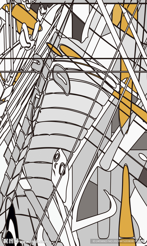 轻奢抽象装饰画