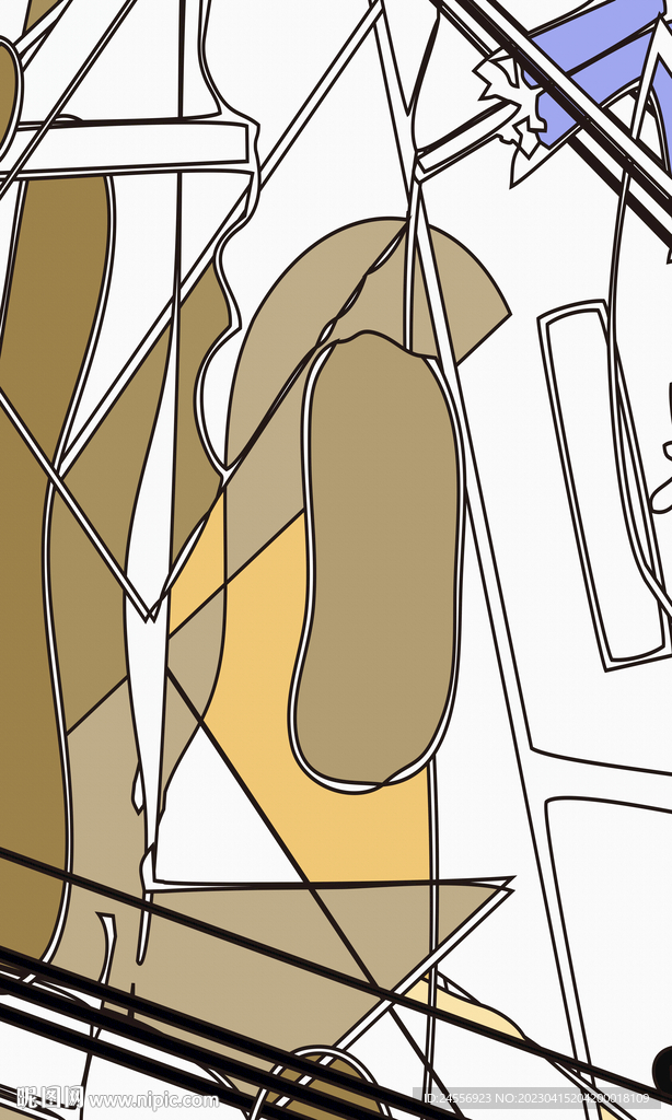 轻奢抽象装饰画