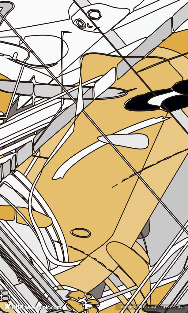 轻奢抽象装饰画