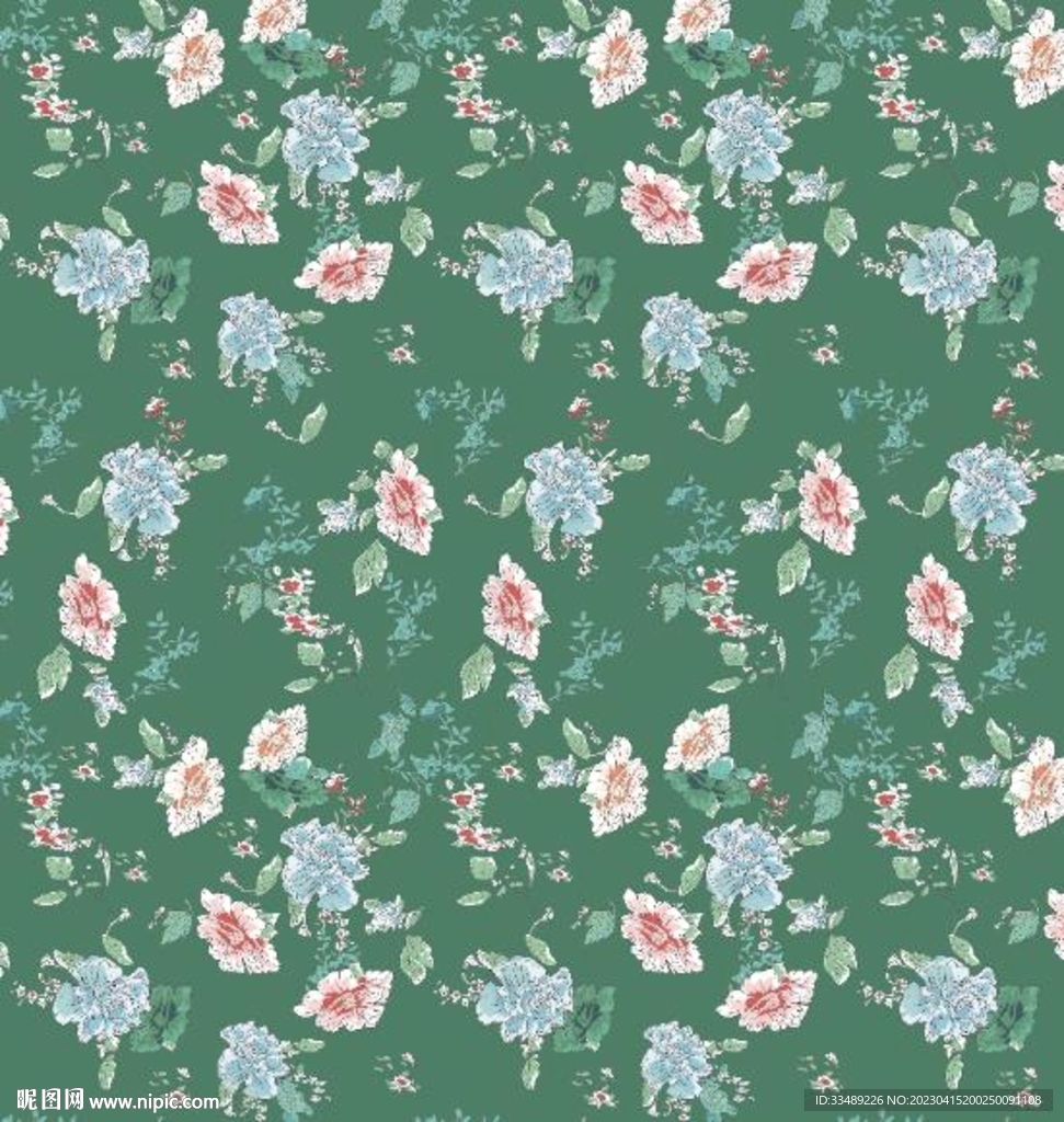 大牌花型数码印花