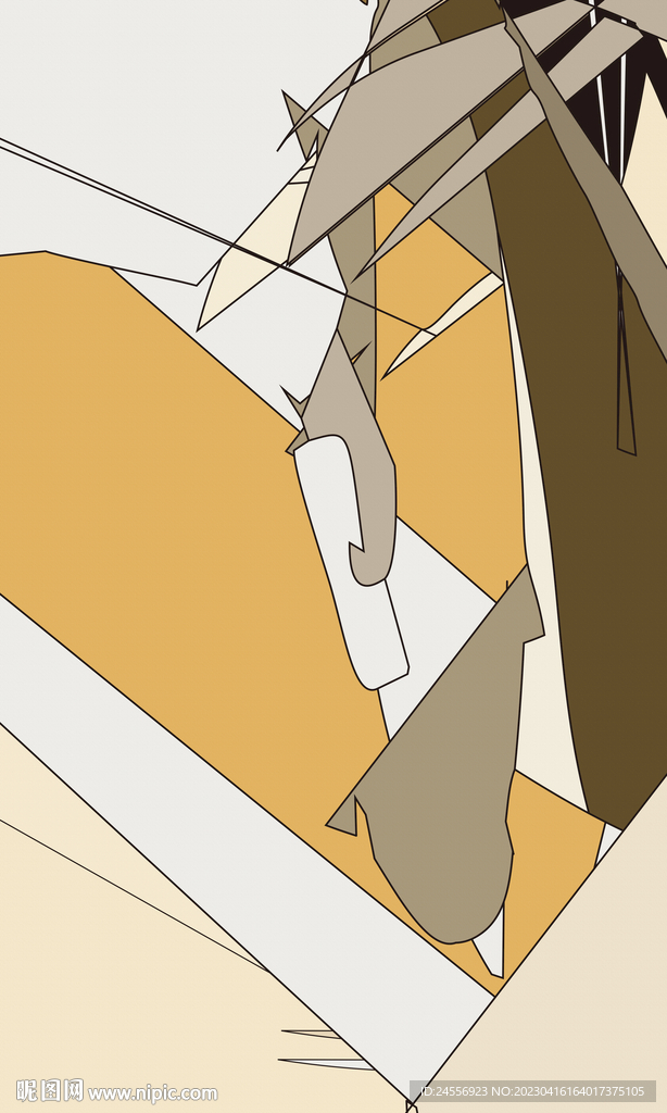 轻奢抽象装饰画