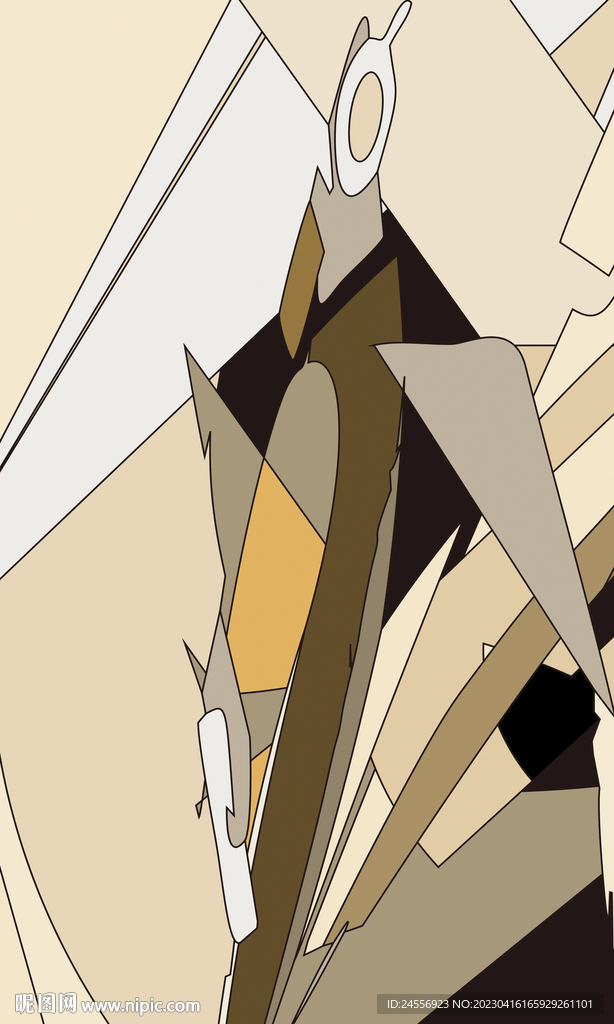 轻奢抽象装饰画