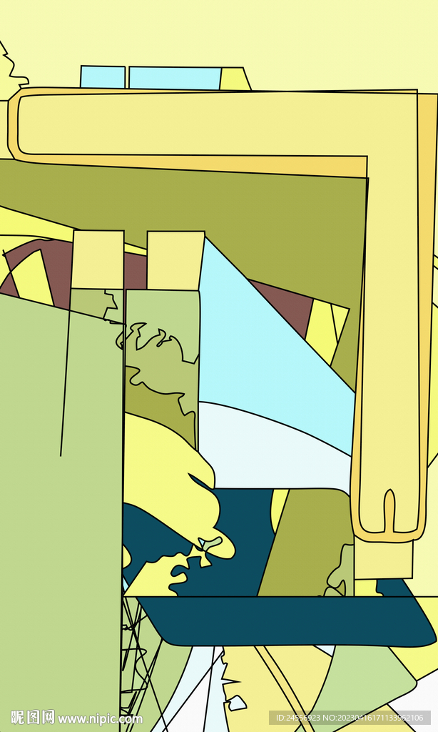 轻奢抽象装饰画