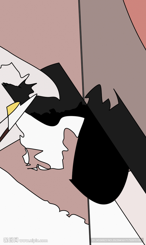 轻奢抽象装饰画