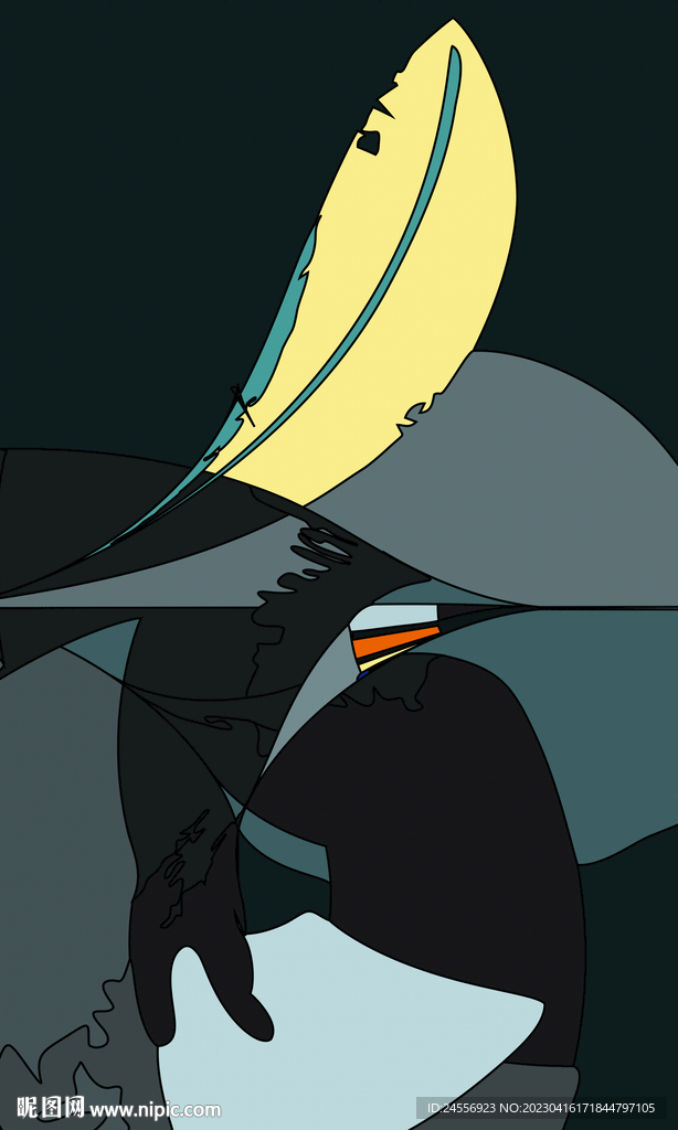 轻奢抽象装饰画