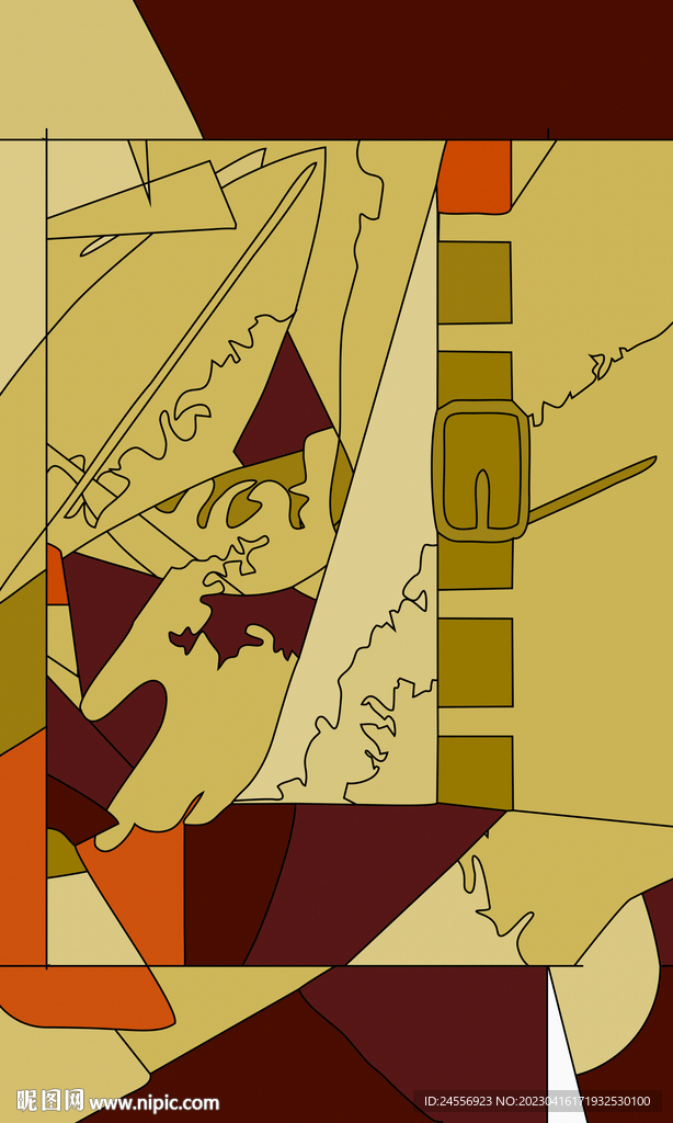 轻奢抽象装饰画