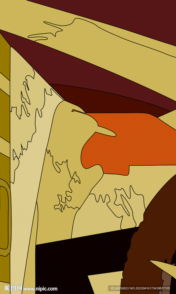 轻奢抽象装饰画