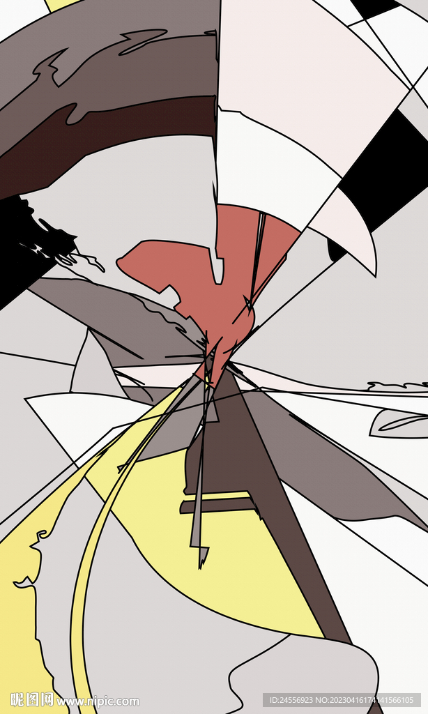 轻奢抽象装饰画