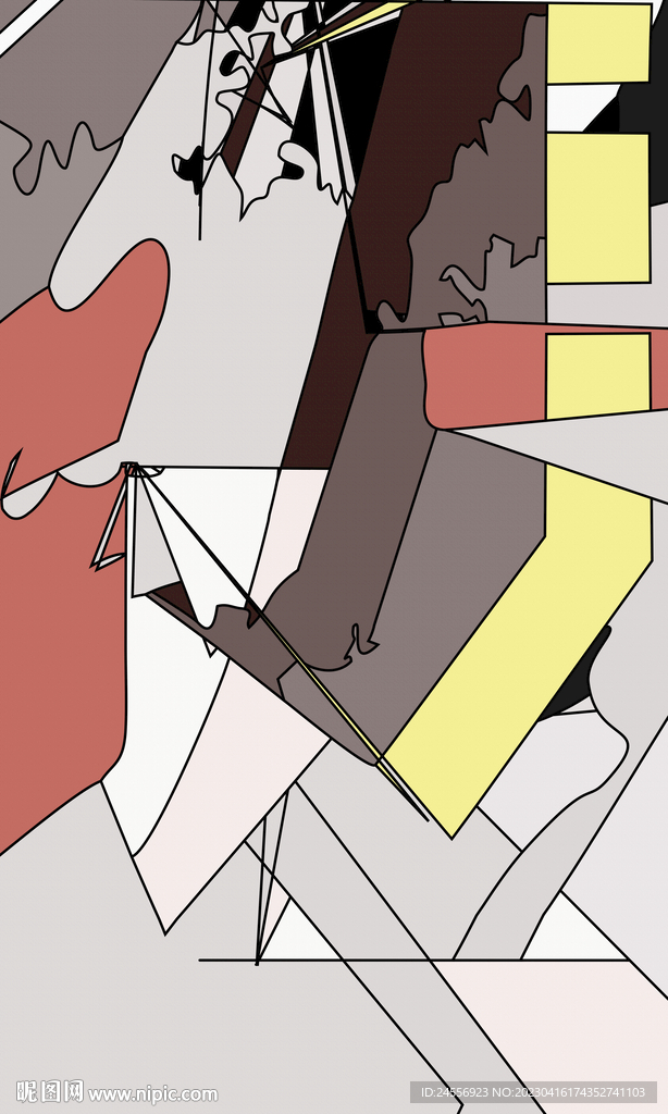 轻奢抽象装饰画