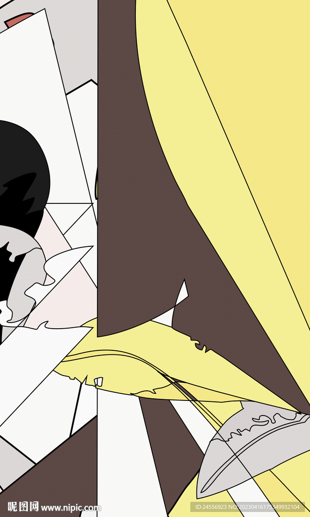 轻奢抽象装饰画