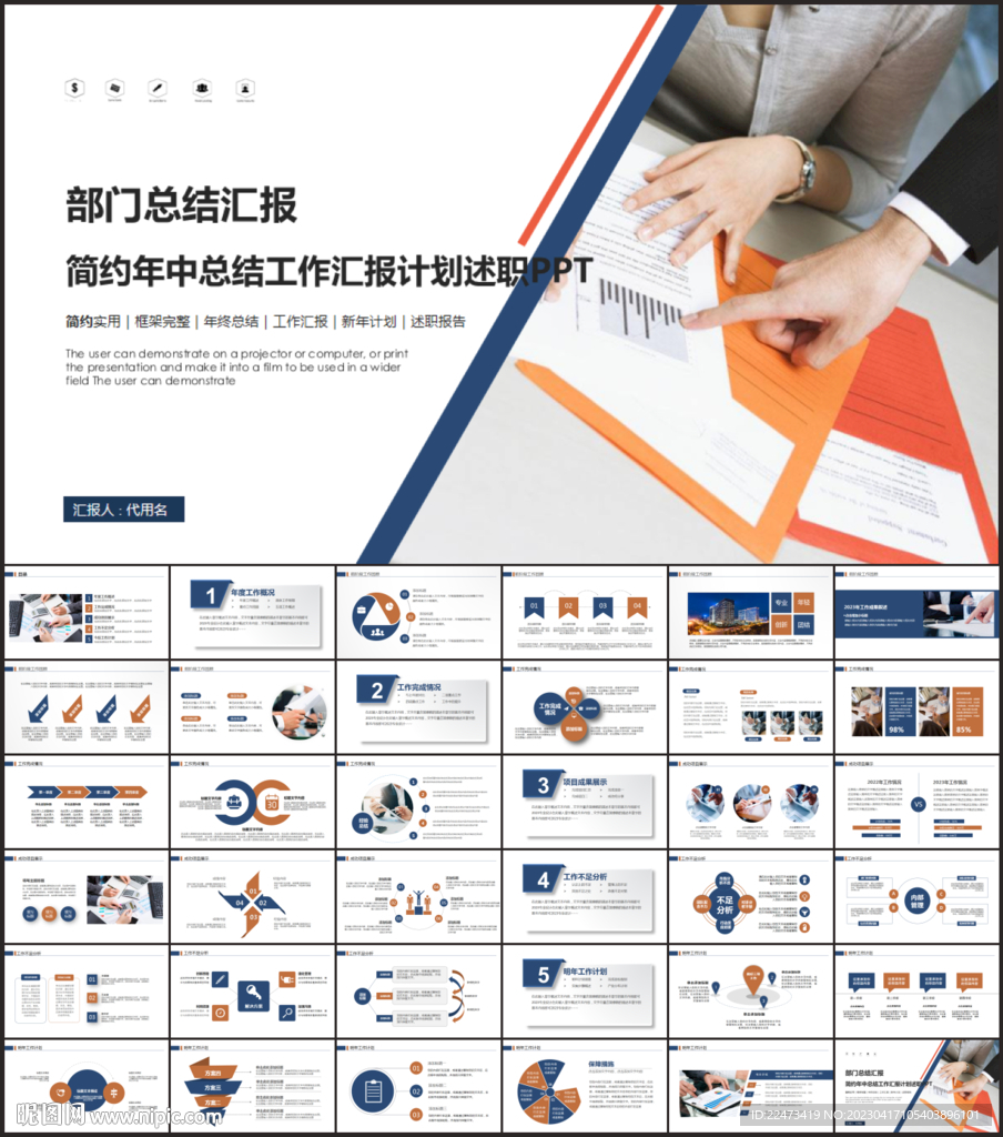 部门工作总结PPT