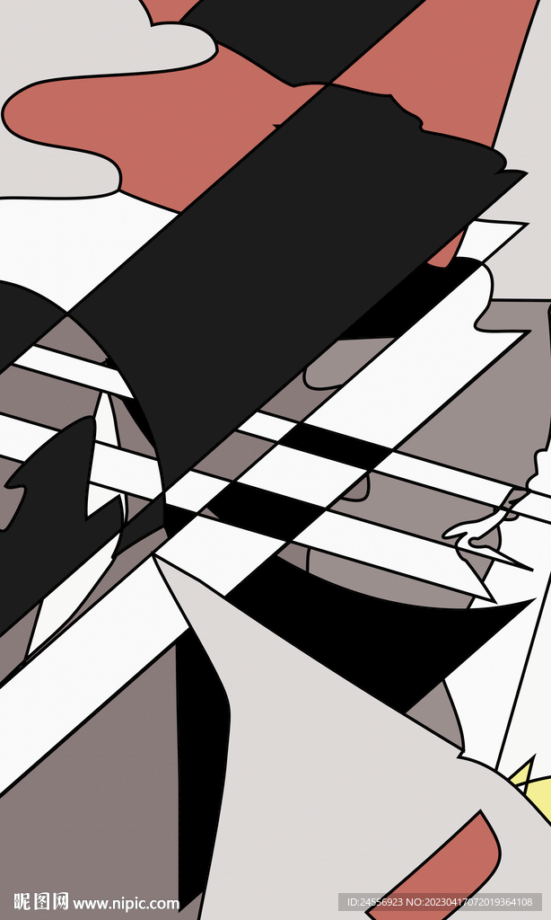 轻奢抽象装饰画