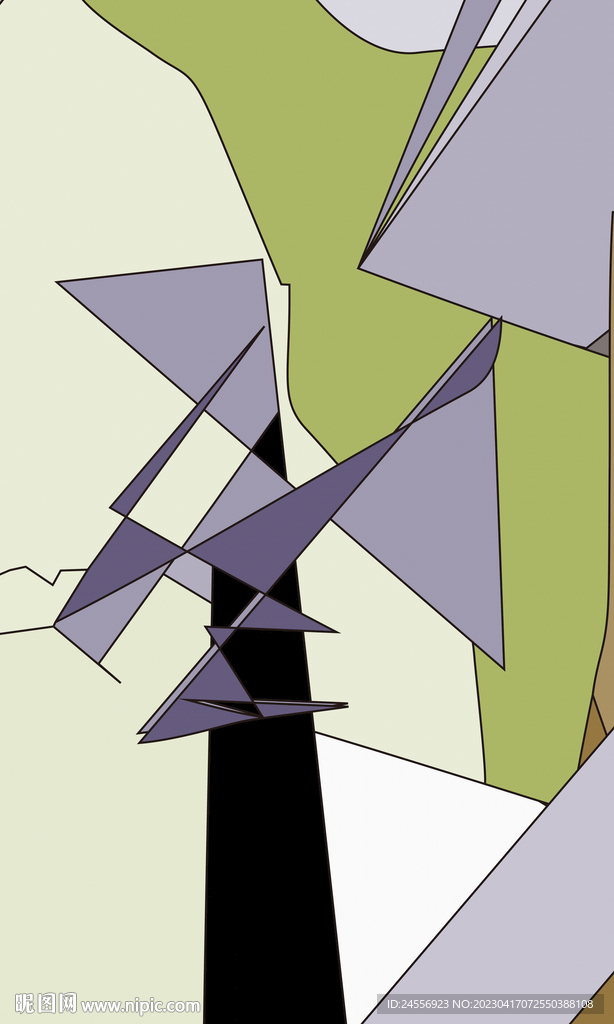 轻奢抽象装饰画